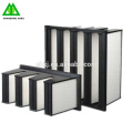 High efficient 99.99% Plastic frame h14 V shape hepa air filters